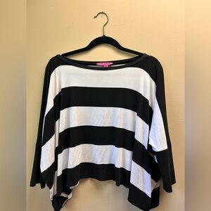 Betsey Johnson Bold Striped Top